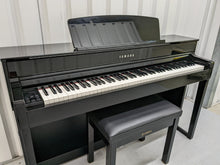 Load image into Gallery viewer, Yamaha Clavinova CLP-545PE in Polished Ebony glossy black. stock nr 22425