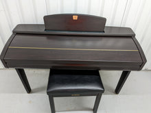 Load image into Gallery viewer, Yamaha Clavinova CVP-407 digital piano and stool in rosewood stock nr 22453