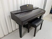 Load image into Gallery viewer, Yamaha Clavinova CVP-407 digital piano and stool in rosewood stock nr 22453