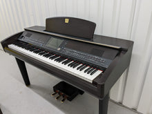 Load image into Gallery viewer, Yamaha Clavinova CVP-407 digital piano and stool in rosewood stock nr 22453