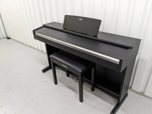 Load image into Gallery viewer, Yamaha Arius YDP-142 Digital Piano and stool in satin black Stock number 22445