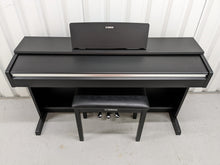 Load image into Gallery viewer, Yamaha Arius YDP-142 Digital Piano and stool in satin black Stock number 22445