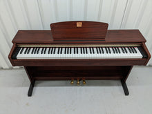 Load image into Gallery viewer, Yamaha Clavinova CLP-320 Digital Piano and stool in mahogany, stock no 22442
