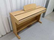 Load image into Gallery viewer, Yamaha Arius YDP-161 Digital Piano in light oak clavinova keyboard stock # 22455