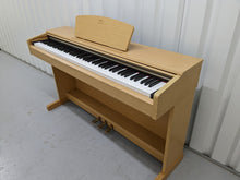 Load image into Gallery viewer, Yamaha Arius YDP-161 Digital Piano in light oak clavinova keyboard stock # 22455