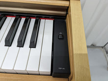 Load image into Gallery viewer, Yamaha Arius YDP-161 Digital Piano in light oak clavinova keyboard stock # 22455