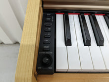 Load image into Gallery viewer, Yamaha Arius YDP-161 Digital Piano in light oak clavinova keyboard stock # 22455