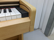 Load image into Gallery viewer, Yamaha Arius YDP-161 Digital Piano in light oak clavinova keyboard stock # 22455