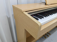 Load image into Gallery viewer, Yamaha Arius YDP-161 Digital Piano in light oak clavinova keyboard stock # 22455