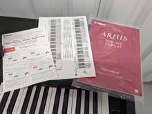 Load image into Gallery viewer, Yamaha Arius YDP-143 Digital Piano and stool in satin black stock number 22458