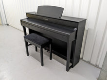 Load image into Gallery viewer, Yamaha Clavinova CLP-645 in satin black finish + stool stock nr 22462