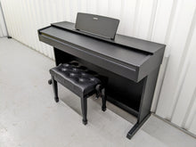 Load image into Gallery viewer, Yamaha Arius YDP-143 Digital Piano and stool in satin black stock number 22457