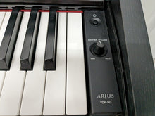 Load image into Gallery viewer, Yamaha Arius YDP-143 Digital Piano and stool in satin black stock number 22457