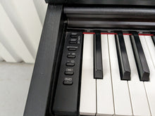 Load image into Gallery viewer, Yamaha Arius YDP-143 Digital Piano and stool in satin black stock number 22457