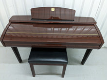 Load image into Gallery viewer, Yamaha Clavinova CVP-409 digital piano + stool polished mahogany stock nr 22461