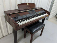 Load image into Gallery viewer, Yamaha Clavinova CVP-409 digital piano + stool polished mahogany stock nr 22461