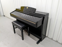 Load image into Gallery viewer, Yamaha Clavinova CLP-240PE Digital Piano polished GLOSSY BLACK stock # 22474