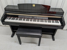 Load image into Gallery viewer, Yamaha Clavinova CLP-240PE Digital Piano polished GLOSSY BLACK stock # 22474