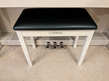 Load image into Gallery viewer, Yamaha Clavinova CLP-545WA in white ash with matching colour stool stock #22486