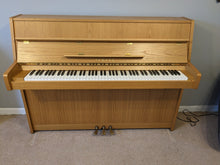 Load image into Gallery viewer, Yamaha P112N Silent Upright Acoustic piano (2005) in oak finish stock #22482