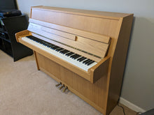 Load image into Gallery viewer, Yamaha P112N Silent Upright Acoustic piano (2005) in oak finish stock #22482