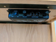 Load image into Gallery viewer, Yamaha P112N Silent Upright Acoustic piano (2005) in oak finish stock #22482