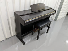 Load image into Gallery viewer, Yamaha Arius YDP-161 Digital Piano in rosewood clavinova keyboard stock # 22484