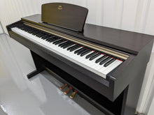 Load image into Gallery viewer, Yamaha Arius YDP-161 Digital Piano in rosewood clavinova keyboard stock # 22484