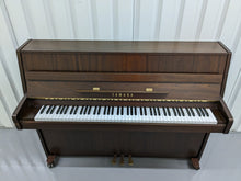 Load image into Gallery viewer, Yamaha E110N Upright Acoustic piano (1999) in dark rosewood stock #22483