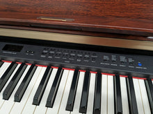Load image into Gallery viewer, Yamaha Clavinova CLP-340 Digital Piano and stool in mahogany stock # 23014