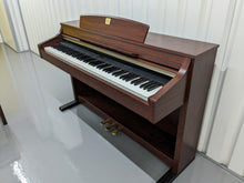 Load image into Gallery viewer, Yamaha Clavinova CLP-340 Digital Piano and stool in mahogany stock # 23014