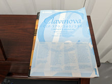 Load image into Gallery viewer, Yamaha Clavinova CLP-340 Digital Piano and stool in mahogany stock # 23014