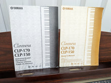 Load image into Gallery viewer, Yamaha Clavinova CLP-150 Digital Piano with stool in mahogany stock nr 23006