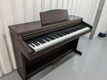 Load image into Gallery viewer, Roland HP-3E Digital Piano in dark mahogany  Stock  nr 25499