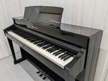 Load image into Gallery viewer, Kawai CS8 Hybrid Digital piano in glossy black polished ebony finish stock #23015