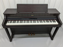 Load image into Gallery viewer, Roland HP-307 Digital Piano in dark rosewood wooden action keys Stock nr 23026