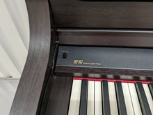 Load image into Gallery viewer, Roland HP-307 Digital Piano in dark rosewood wooden action keys Stock nr 23026