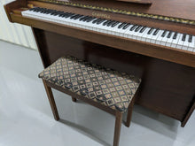 Load image into Gallery viewer, Chappell 116 Upright Acoustic piano (1985) + stool in dark mahogany stock #23021