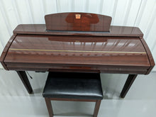 Load image into Gallery viewer, YAMAHA CLAVINOVA CVP-309PM DIGITAL PIANO + STOOL IN GLOSSY MAHOGANY stock #24527