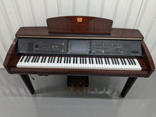 Load image into Gallery viewer, YAMAHA CLAVINOVA CVP-309PM DIGITAL PIANO + STOOL IN GLOSSY MAHOGANY stock #24527