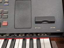 Load image into Gallery viewer, YAMAHA CLAVINOVA CVP-309PM DIGITAL PIANO + STOOL IN GLOSSY MAHOGANY stock #24527