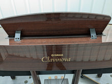 Load image into Gallery viewer, YAMAHA CLAVINOVA CVP-309PM DIGITAL PIANO + STOOL IN GLOSSY MAHOGANY stock #24527