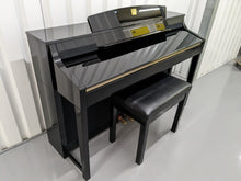 Load image into Gallery viewer, YAMAHA CLAVINOVA CLP-380PE DIGITAL PIANO + STOOL GLOSSY BLACK stock nr 23078