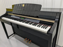 Load image into Gallery viewer, YAMAHA CLAVINOVA CLP-380PE DIGITAL PIANO + STOOL GLOSSY BLACK stock nr 23046