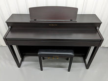 Load image into Gallery viewer, Yamaha Clavinova CLP-440 Digital Piano and stool in dark rosewood stock no 23048