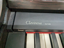 Load image into Gallery viewer, Yamaha Clavinova CLP-440 Digital Piano and stool in dark rosewood stock no 23048