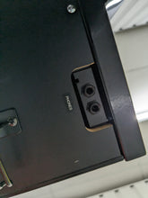 Load image into Gallery viewer, Yamaha Clavinova CLP-220PE Digital Piano and stool in glossy black stock # 23051
