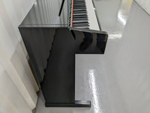 Load image into Gallery viewer, Yamaha Clavinova CLP-220PE Digital Piano and stool in glossy black stock # 23051