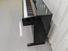 Load image into Gallery viewer, Yamaha Clavinova CLP-220PE Digital Piano and stool in glossy black stock # 23051