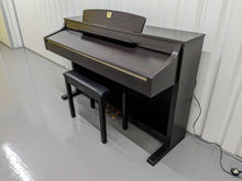 Load image into Gallery viewer, Yamaha Clavinova CLP-330 Digital Piano with matching stool in rosewood colour stock nr 23047